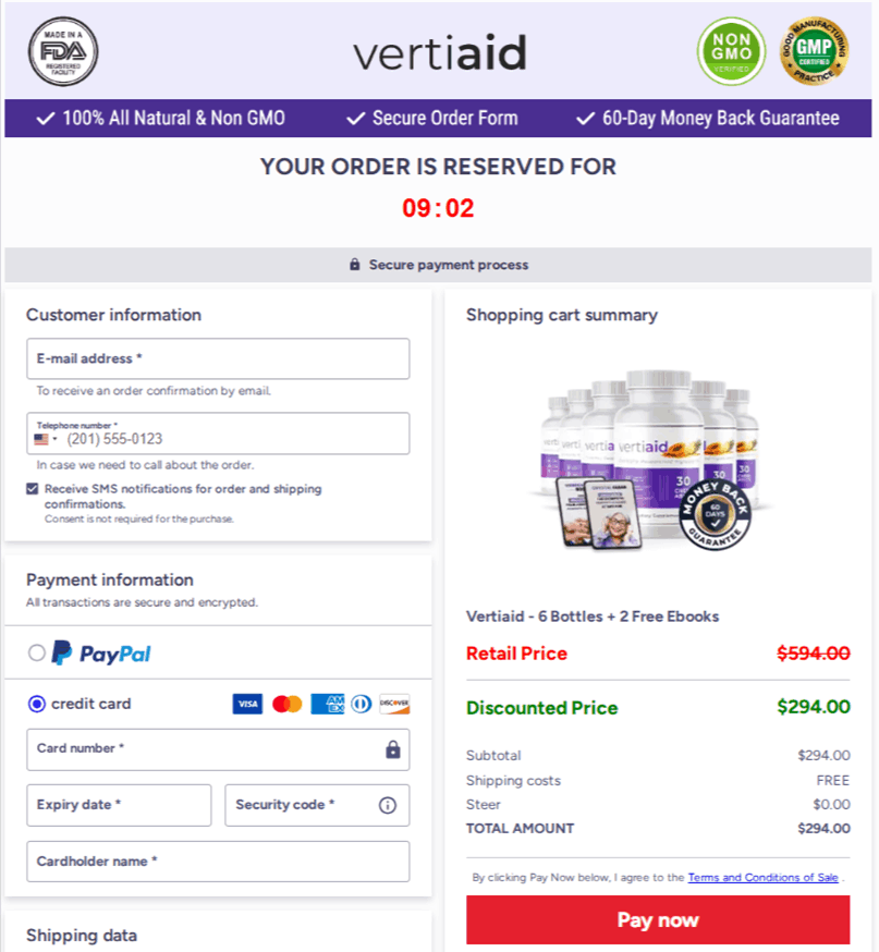 VertiAid Official Checkout